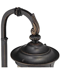 John Timberland Bellagio High Rustic Outdoor Landscape Path Lights Porch House Set of 2 Led Bulb