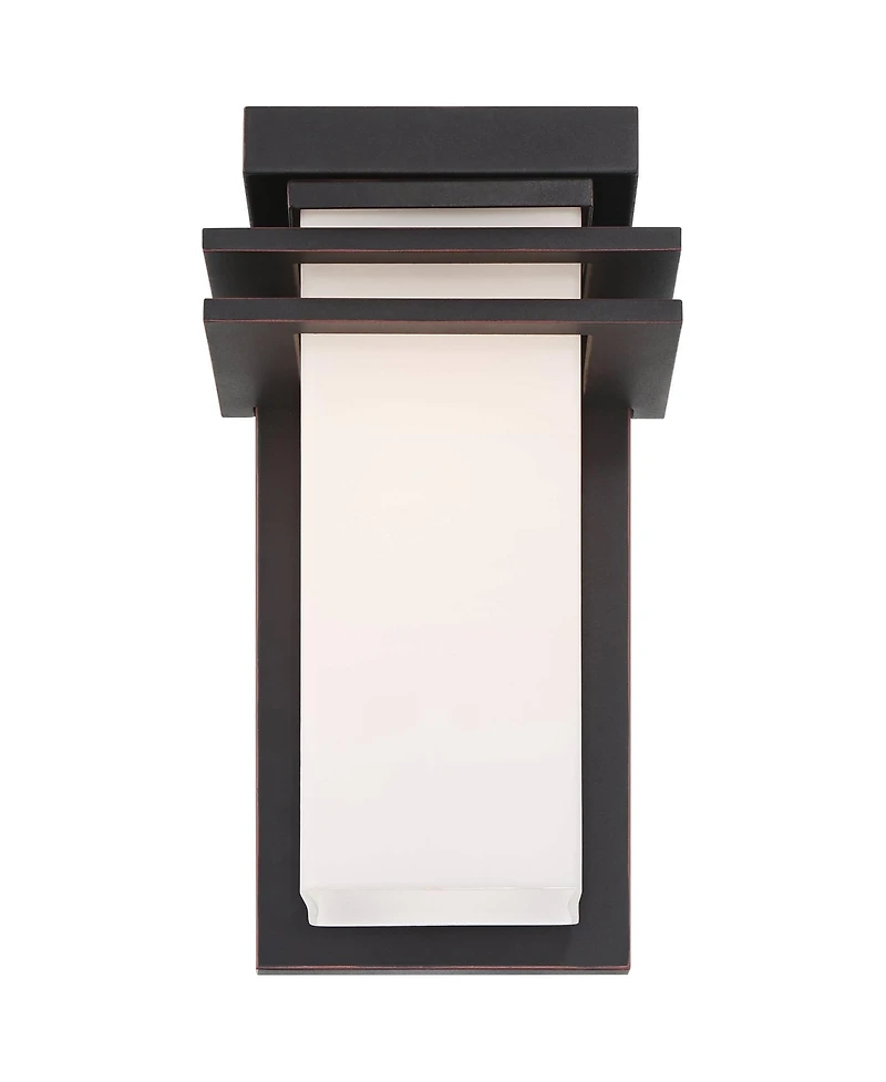 Franklin Iron Works Bernadine High Mission Outdoor Wall Light Fixture Mount Porch Weatherproof Bronze Finish