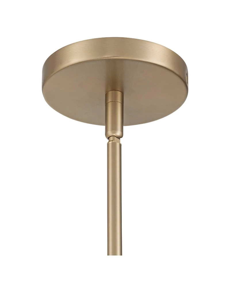 Possini Euro Design Zilina 19 Matte Brass 2-Tier 4-Light Chandelier