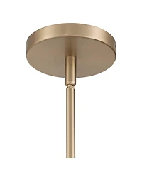 Possini Euro Design Zilina 19 Matte Brass 2-Tier 4-Light Chandelier