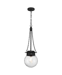 Possini Euro Design Catherine Fluted Glass Mini Pendant Light