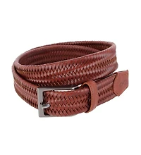 Trafalgar Men's Andres Classic Leather Stretch Dress Belt