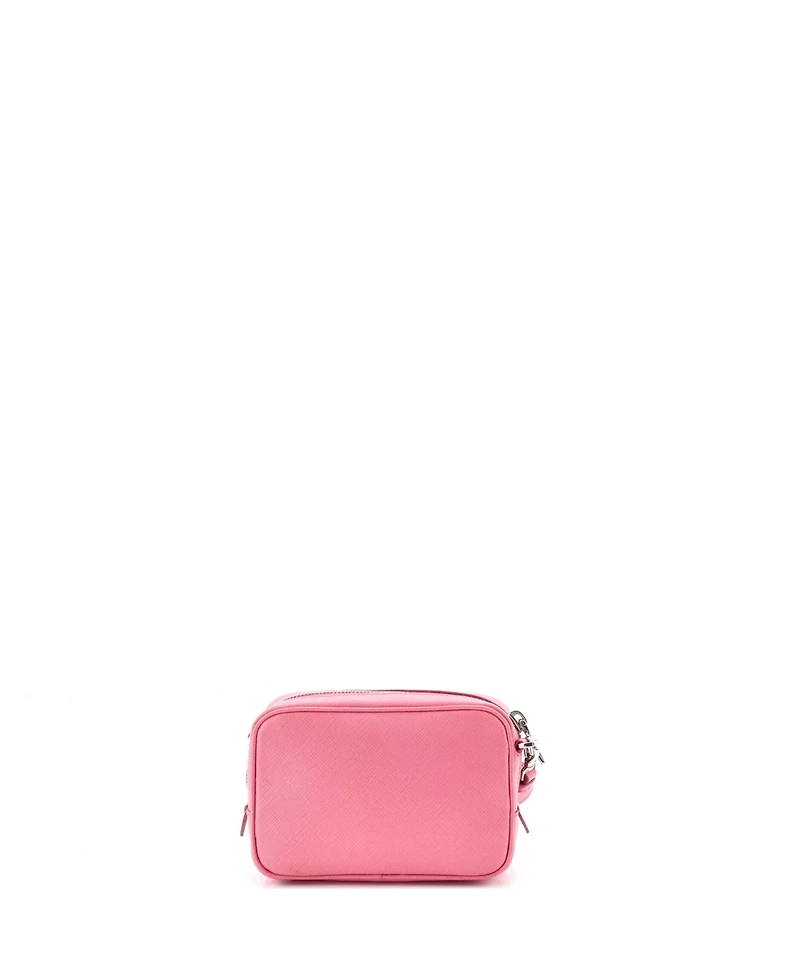 Pre-Owned Prada Mini Bow Camera Crossbody Bag Saffiano Leather