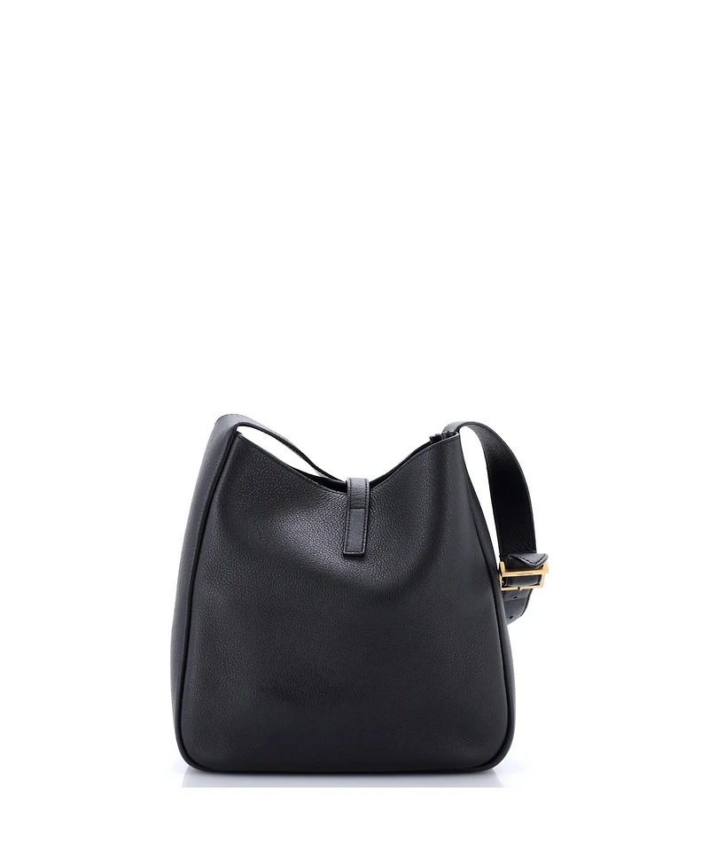 Pre-Owned Saint Laurent Small Le 5 a 7 Supple Hobo Leather