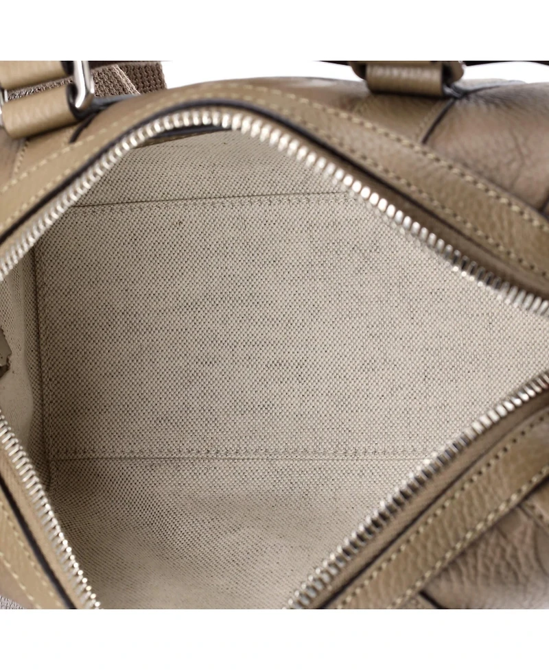 Pre-Owned Gucci Mini Duffle Bag Jumbo Gg Embossed Leather