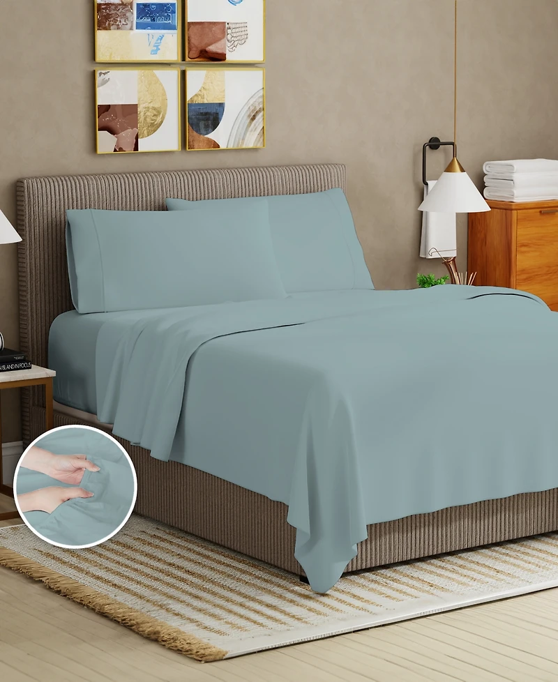Color Sense Ultra-Soft Microfiber -Pc. Sheet Set