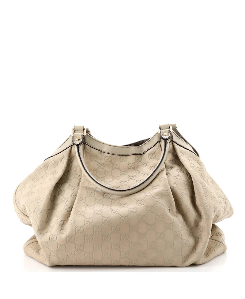 Pre-Owned Gucci Large Sukey Tote Guccissima Leather