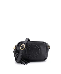 Pre-Owned Gucci Mini Soho Disco Crossbody Bag Leather