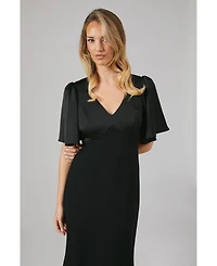 Coast Women's Contrast Satin Bridesmaid Dress