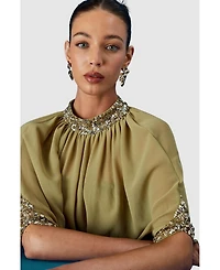 Coast Women's Muse Chiffon Cape Dress