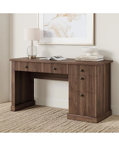 gaomon Modern Executive Desk with Charging Station, Usb-c/A and 6.56ft Cord