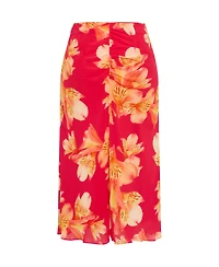 City Chic Women's Soiree Print Maxi Skirt