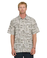 Quiksilver Waterman Men's Short-Sleeve East Cape Shirt