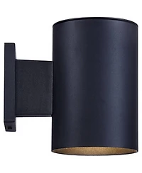 Possini Euro Design Modern Outdoor Wall Light Fixture Led Downlight Cylinder Shade for Exterior Barn Deck House Porch Yard Patio Outside