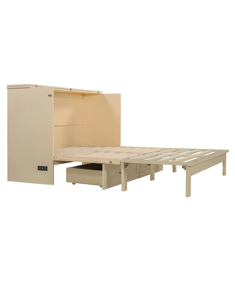 Streamdale Furniture Murphy Bed with Large Drawers