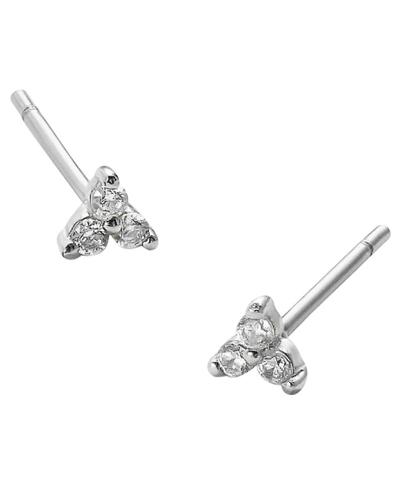 Ana Luisa Zara Silver Small Stud Earring