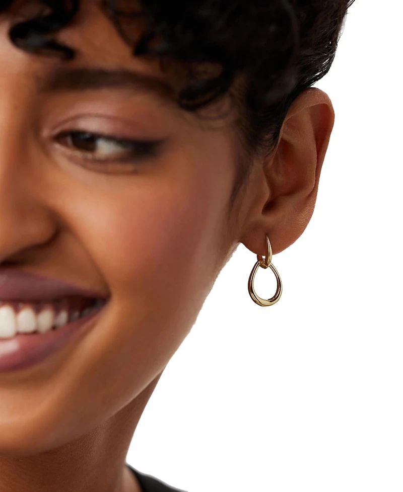 Ana Luisa Sage Gold-Plated Drop Earrings