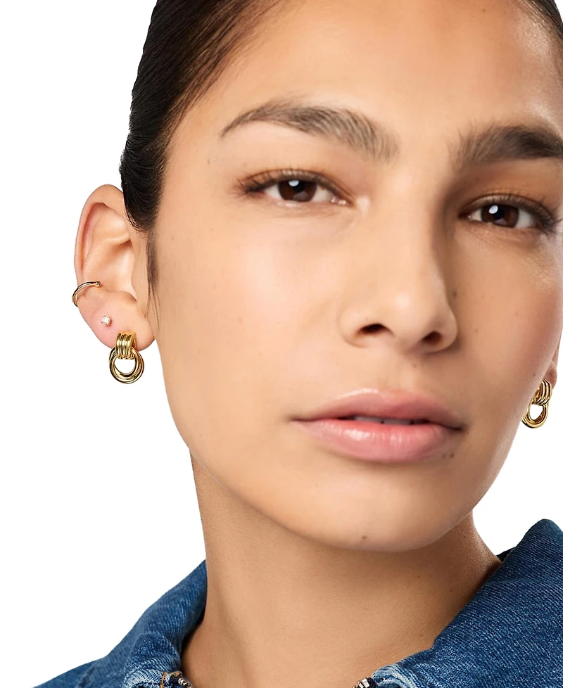 Ana Luisa Ryle Gold-Plated Statement Earrings