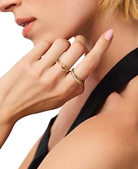 Ana Luisa Celine Gold-Plated Eternity Ring