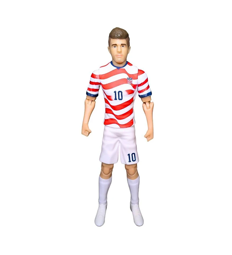 Banbo Toys Sockers 2026 Usmnt Christian Pulisic 8" Collectible Soccer Action Figure