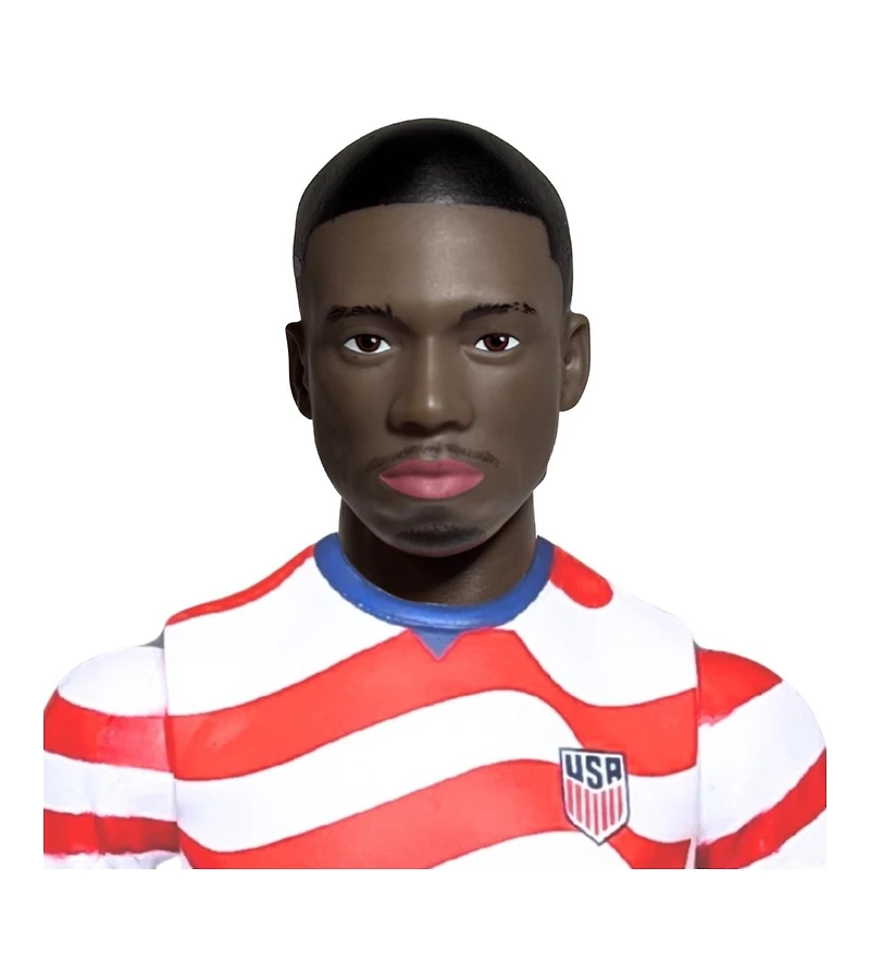 Banbo Toys Sockers 2026 Usmnt Tim Weah 8" Collectible Soccer Action Figure