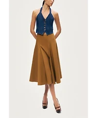 Nocturne Women's Flared Midi Skirt