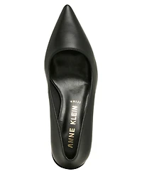 Anne Klein Women's Relena Leather Slip-On Pumps