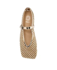 Grace Footwear Christen Netted Leather Mary Jane