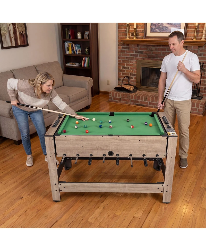Slickblue Swivel Game Table 2-in-1 for Teens and Adults, Fun Activity Table