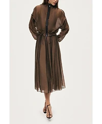 Nocturne Women's Sheer Zip-Front Jacket