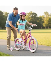 Slickblue Kids Bike Adjustable Handlebar with Starlight Wave Design