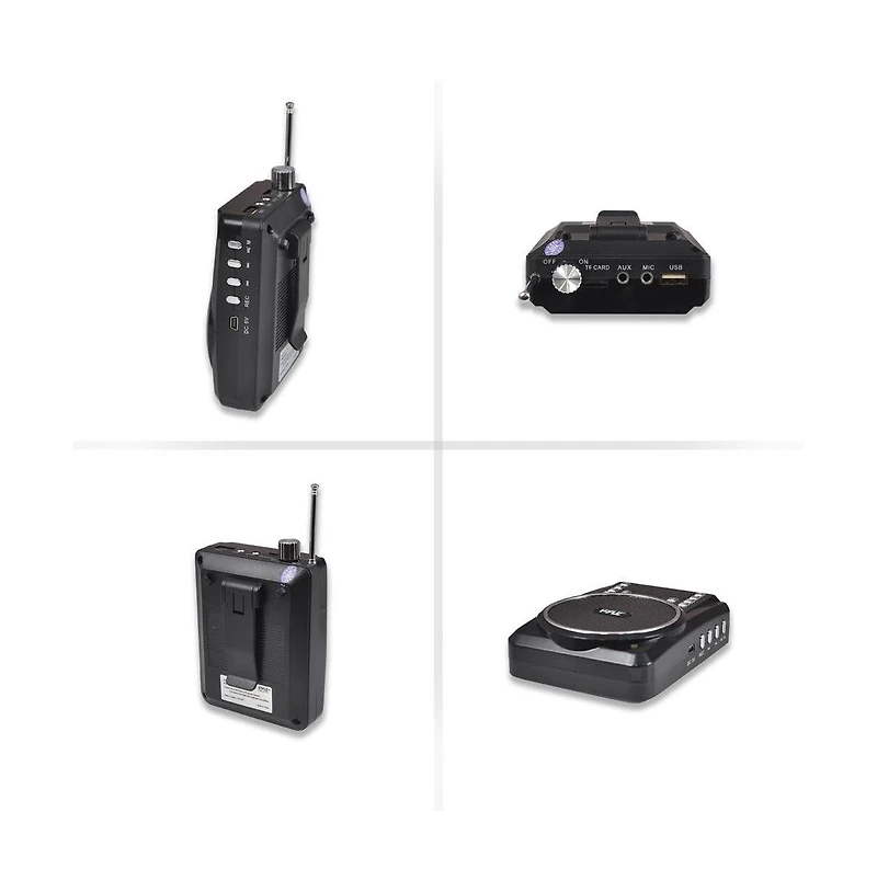 Pyle PWMA40BT Waist Band Portable Pa System - Voice Amplifier, MP3 Bluetooth Speaker