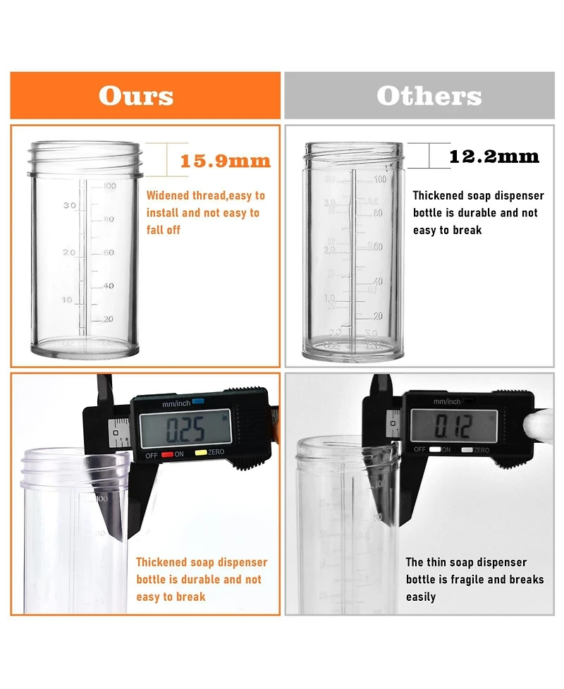 Aronkl Upgrade Dog Washing Hose Attachment 8 Spray Patterns 3.5oz Soap Dispenser Gloves Bath Brush