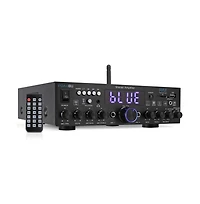 Pyle Bluetooth Stereo Amplifier Receiver - Optical, Phono, Coaxial, Fm Radio, Usb & Sd Memory Card Readers, Line, Input, Digital Led Display