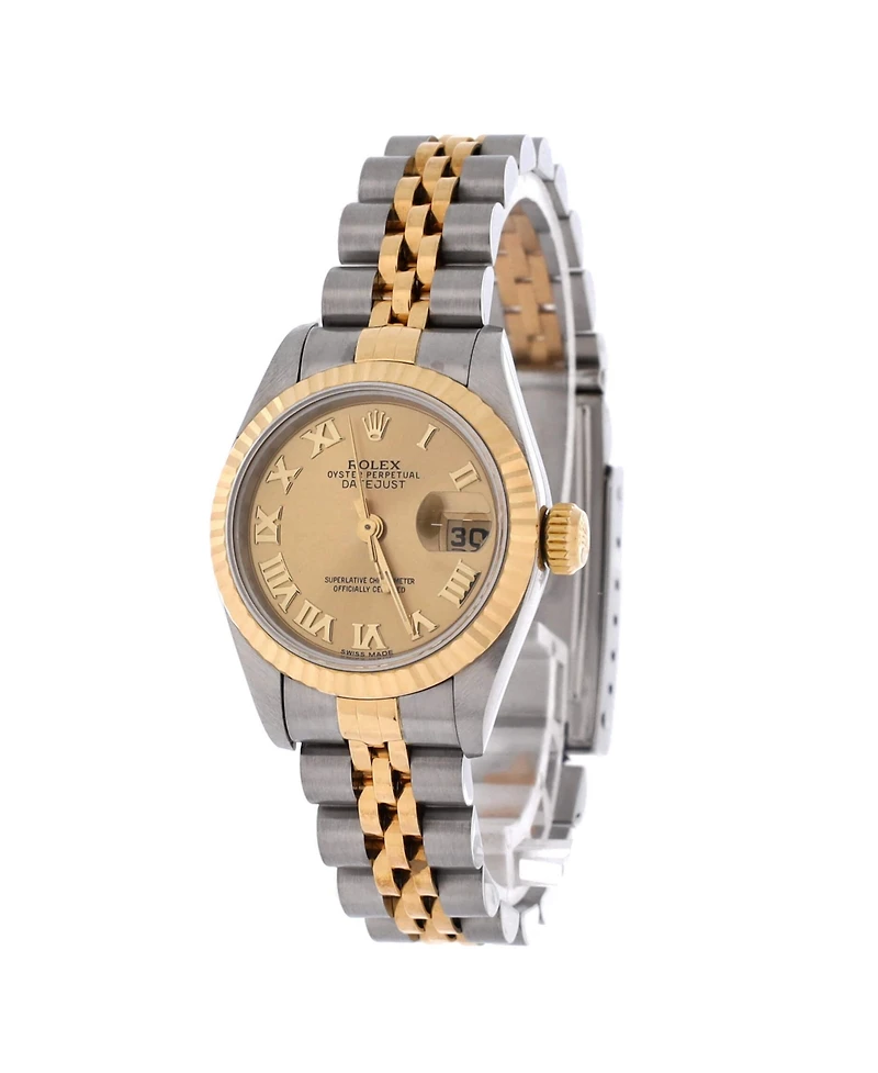 Pre-Owned Rolex Oyster Perpetual Datejust Automatic Watch in Stainless Steel and Gold 26mm