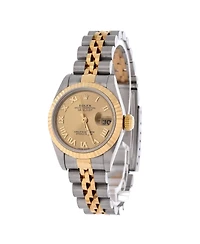 Pre-Owned Rolex Oyster Perpetual Datejust Automatic Watch in Stainless Steel and Gold 26mm