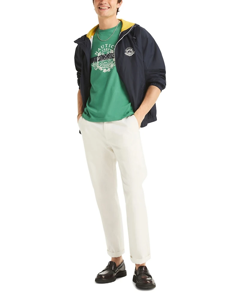 Nautica Men's Crest Logo Nylon Jacket