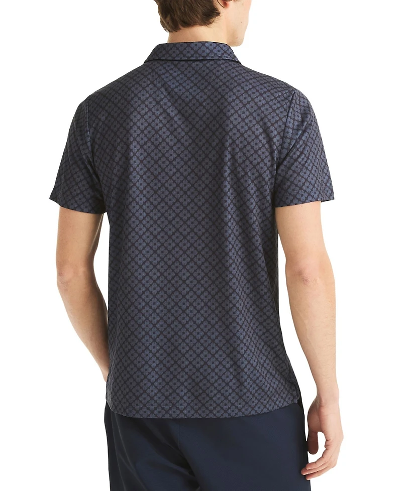 Nautica Men's Short-Sleeve Geo Printed Shirt
