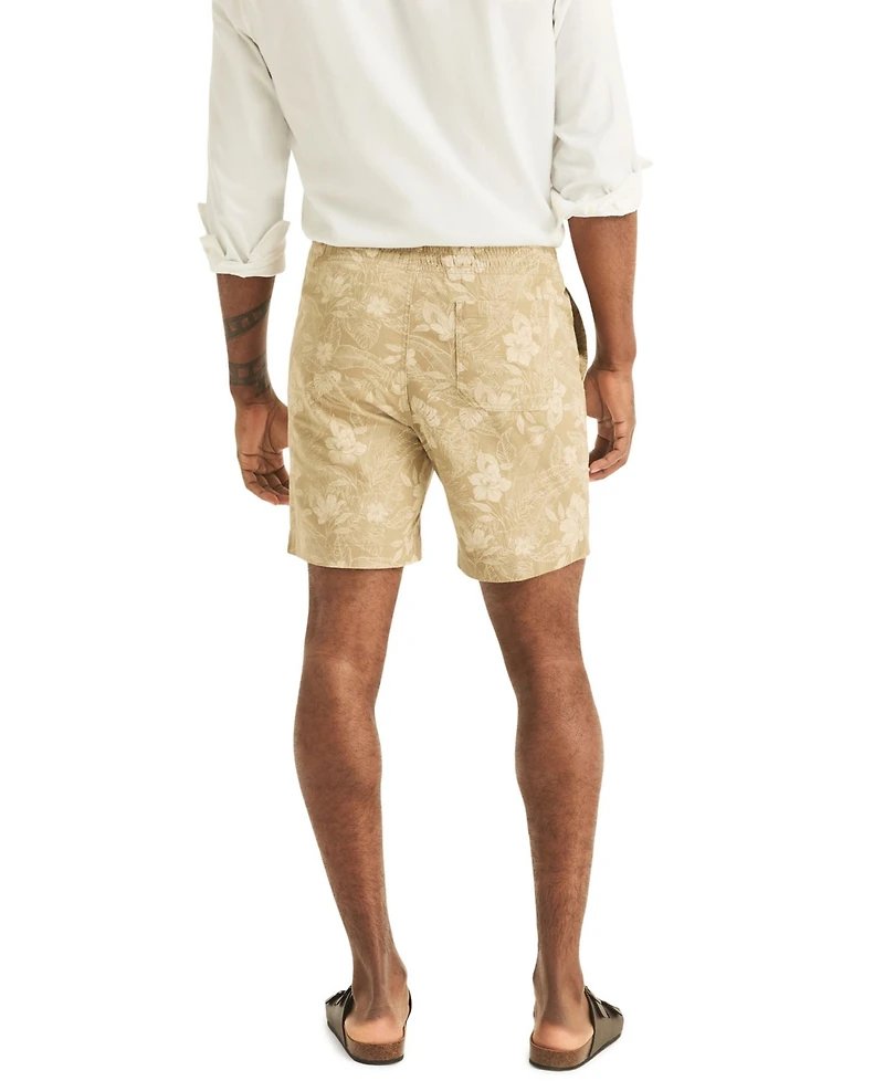 Nautica Men's 7" Printed Pull-On Shorts