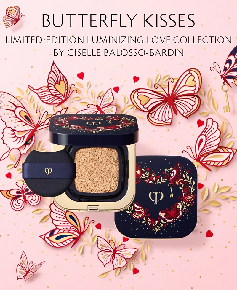 Cle de Peau Beaute Limited Edition Love Collection Radiant Cushion Dewy Foundation Case