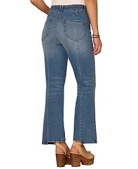 Democracy Petite High Rise Bootcut Clean Hem Jeans