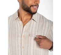 Liverpool Los Angeles Men's Short-Sleeve Button-Up Shirt