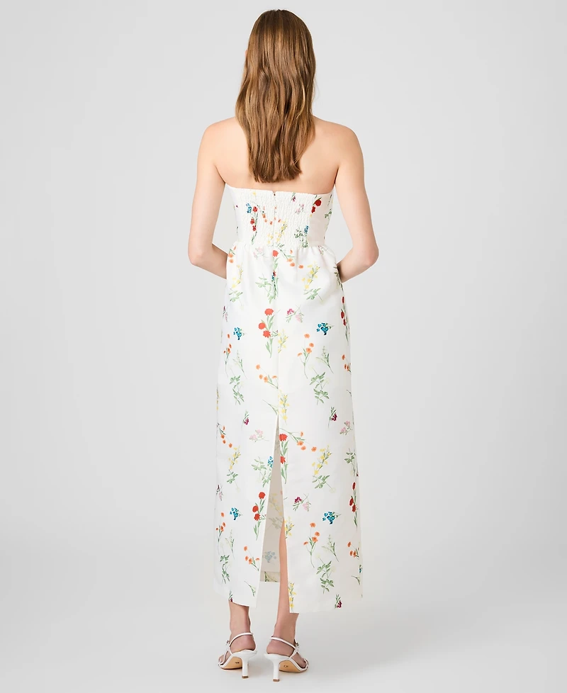 French Connection Women's Strapless Printed Dress