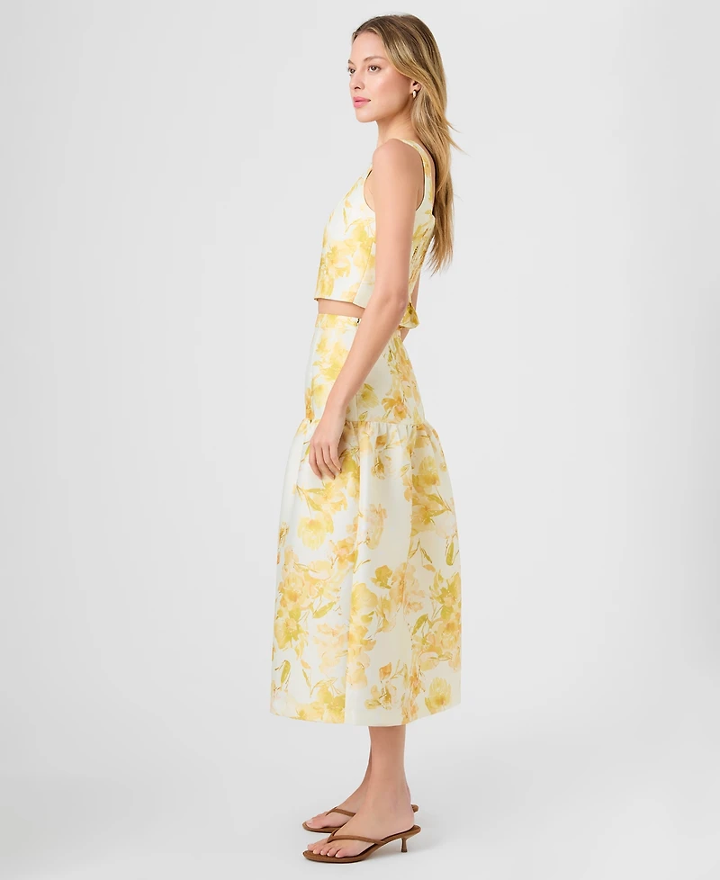 French Connection Women's Printed Midi Skirt