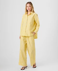 French Connection Women's Striped Drawstring Pants