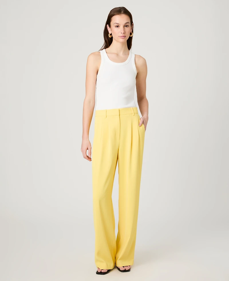 French Connection Women's Relaxed-Fit Trouser Pants