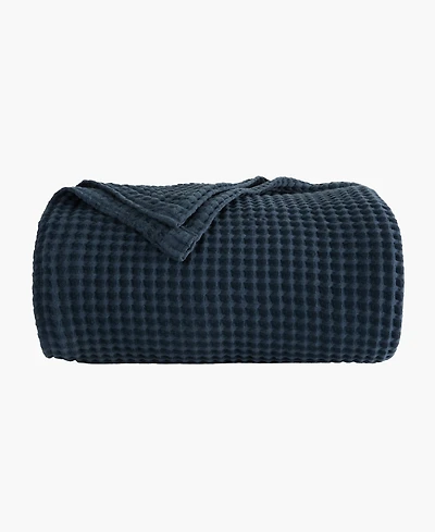 ienjoy Home Waffle Weave Cotton Blanket, Twin/Twin Xl