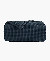 ienjoy Home Waffle Weave Cotton Blanket, Twin/Twin Xl