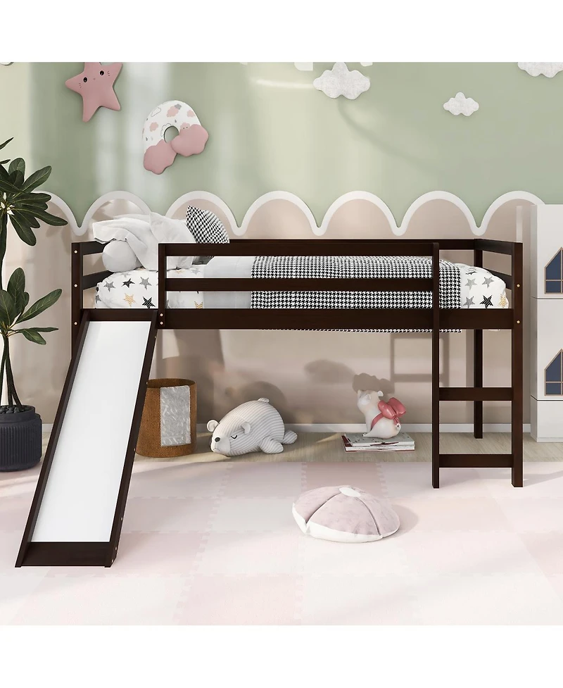 Streamdale Furniture Loft Bed with Slide