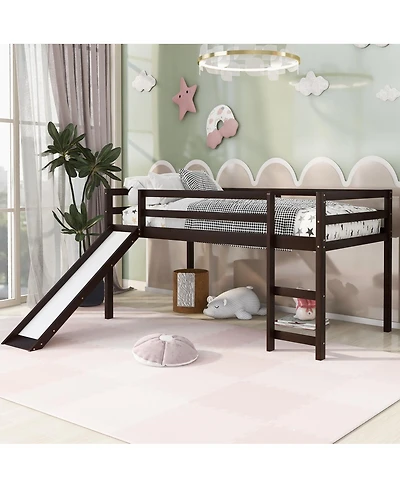 Streamdale Furniture Loft Bed with Slide